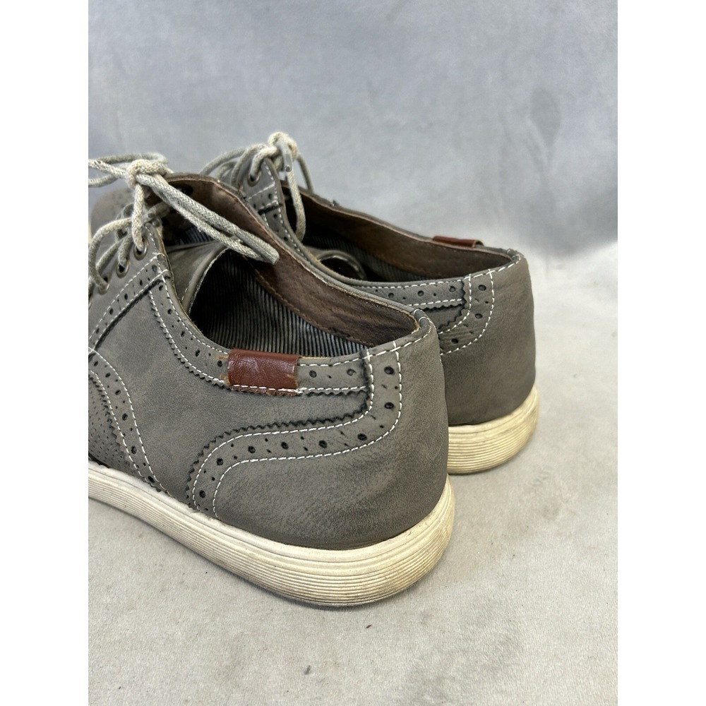 Madden Ranney Wingtip Casual Shoes Mens Size 12 Steve Madden Lace Up Blue/ Gray - Picture 7 of 16